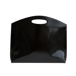 14/16インチのPCがすっぽり入る本革ミニマルバッグ Flat minimal leather bag